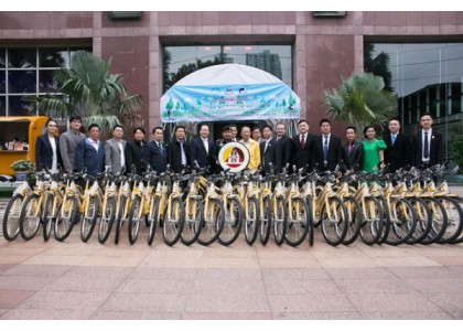 2017–11-14 泰国统促会向泰国国安局捐赠自行车帮助贫困儿童